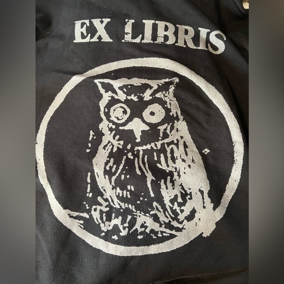 Atsuko The Promised Neverland Black Graphic Hoodie Cotton Blend Size M - Picture 3 of 9